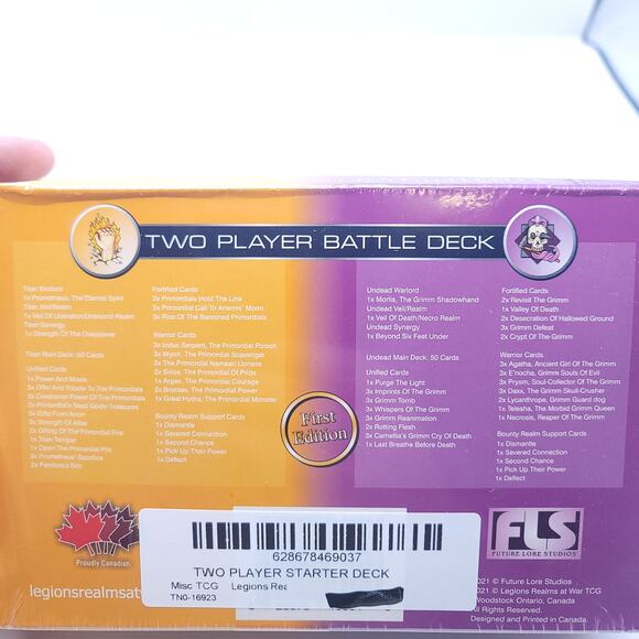 Legions Realms at War Titan Undead Two Player Batlle Deck 2021 - Picture 8 of 8